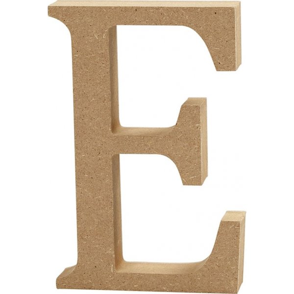 Buchstabe - 8 x 1,5 cm - E