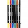 Textilmarker - Standardfarben - 6 Stk
