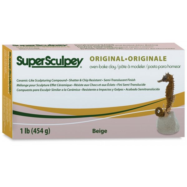 Sculpey Clay Super 450g - Rosa/Beige