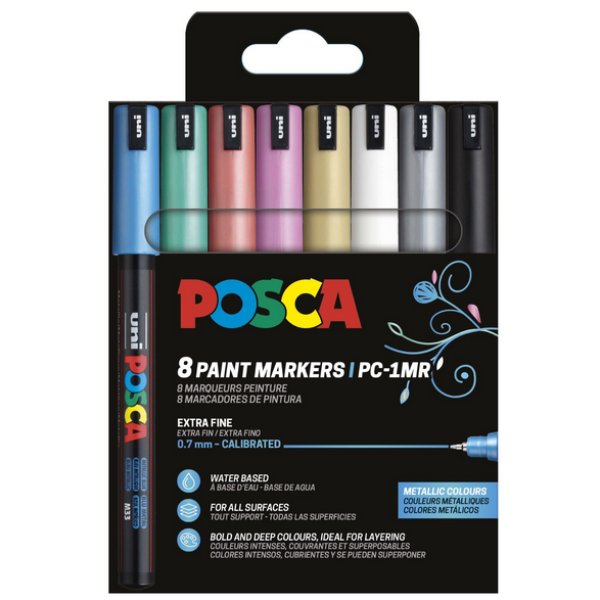 Poscaset PC-1MR Metall - 8 Stifte Poscaset PC-1MR Metall - 8 Stifte