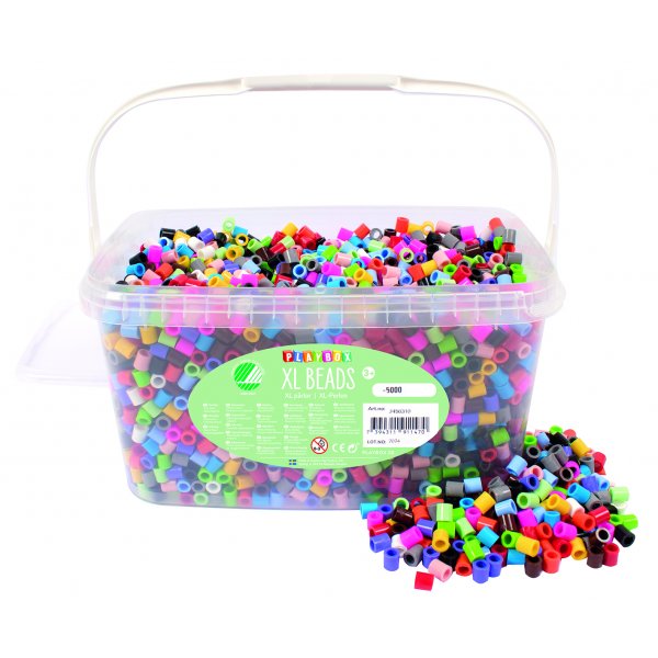 XL-Perlen 5000 Stk. 14 Farben XL-Perlen 5000 Stk. 14 Farben