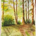 Kundenbild Aquarellblock, geklebte kaltgepresste B�gen, 300 g - A4