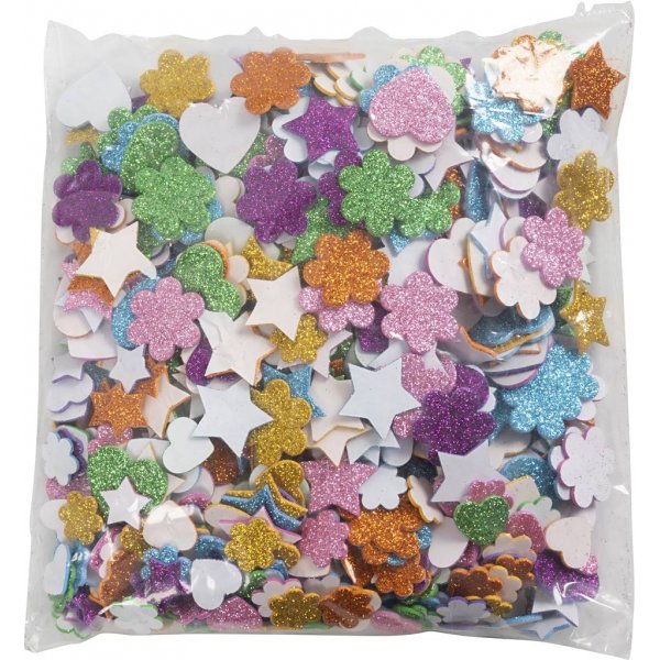 Dekorative Gummifiguren - 800 Stück Dekorative Gummifiguren - 800 Stück