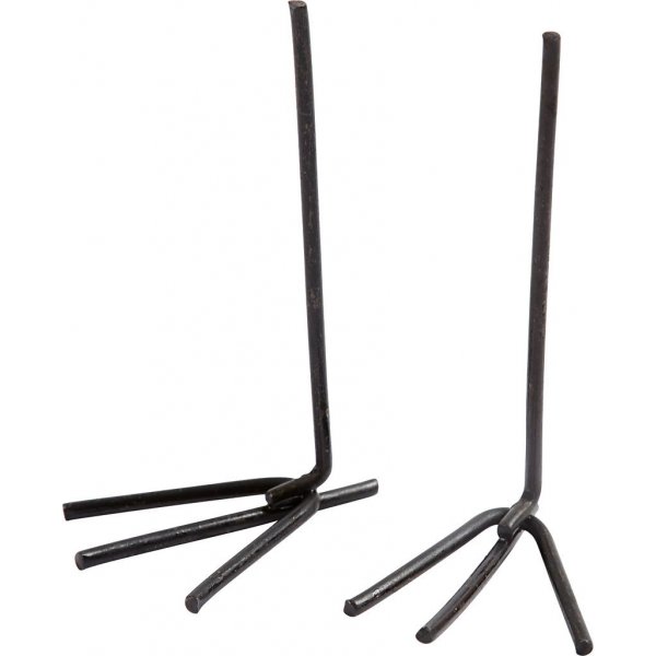 Vogel-/Hhnerfe - schwarz - 10 Paar