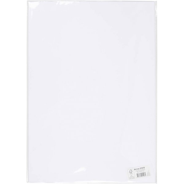 Farbiger Karton - weiß - A2 - 180 g - 10 Blatt Farbiger Karton - weiß - A2 - 180 g - 10 Blatt