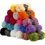 Fantasia Acrylgarn - gemischte Farben - Maxi 20 x 50 g