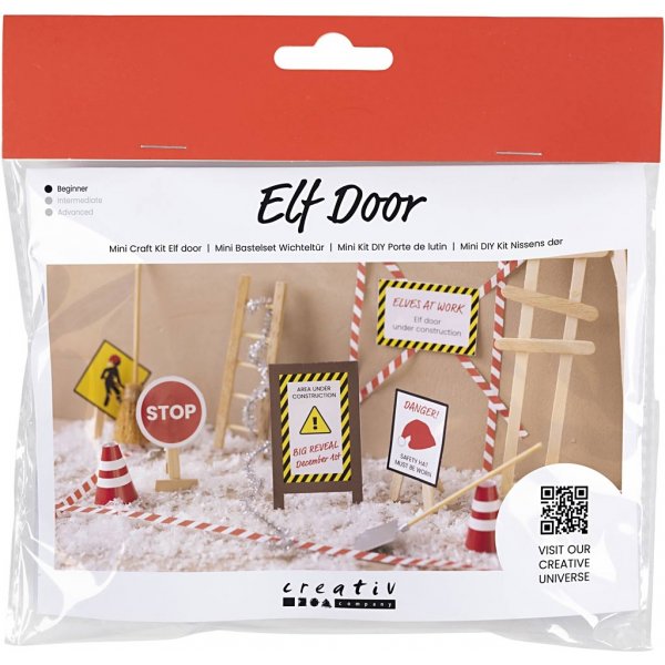 Mini-DIY-Kit Santa\\\'s Door - Bauarbeiten im Gange Mini-DIY-Kit Santa\\\'s Door - Bauarbeiten im Gange