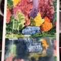 Kundenbild Aquarellblock, geklebt, heißgepresste Bögen, 300 g - A4