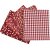 Patchworkstoff - rot - 4 Stk Patchworkstoff - rot - 4 Stk