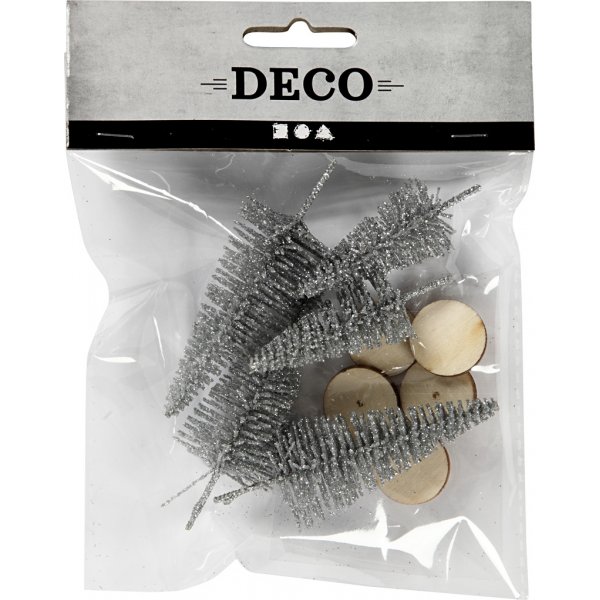 Minibäume - Silber - 5 Stk Minibäume - Silber - 5 Stk