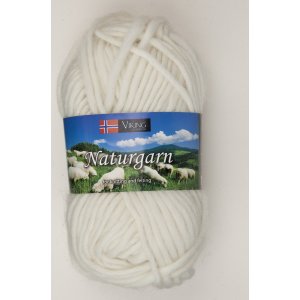 Wikingergarn Naturgarn 50g - Weiß (602) Wikingergarn Naturgarn 50g - Weiß (602)