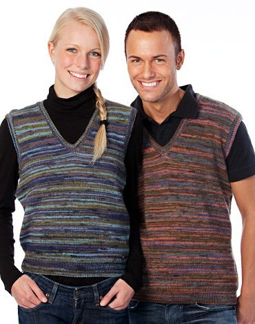 Strickmuster - Pullunder und Weste glatt rechts Strickmuster - Pullunder und Weste glatt rechts