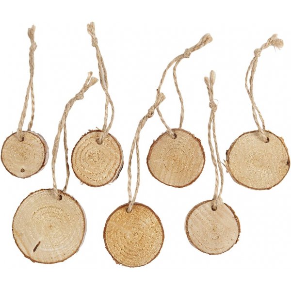 Holzbretter mit Schnur - 7 Stk Holzbretter mit Schnur - 7 Stk