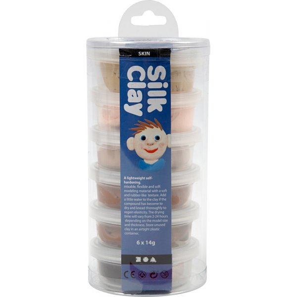 Silk Clay - Hautfarben - 6 x 14 g