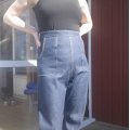 Kundenbild Jeansstoff - Dunkelblau - 150 cm