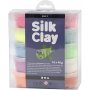 Silk Clay - gemischte Farben - Basic 2 - 10 x 40 g