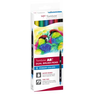 Tombow ABT Dual Brush Pen Basic 6er-Pack Tombow ABT Dual Brush Pen Basic 6er-Pack