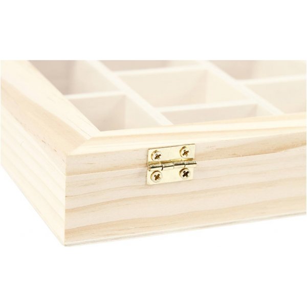 Box mit Glasdeckel Box mit Glasdeckel