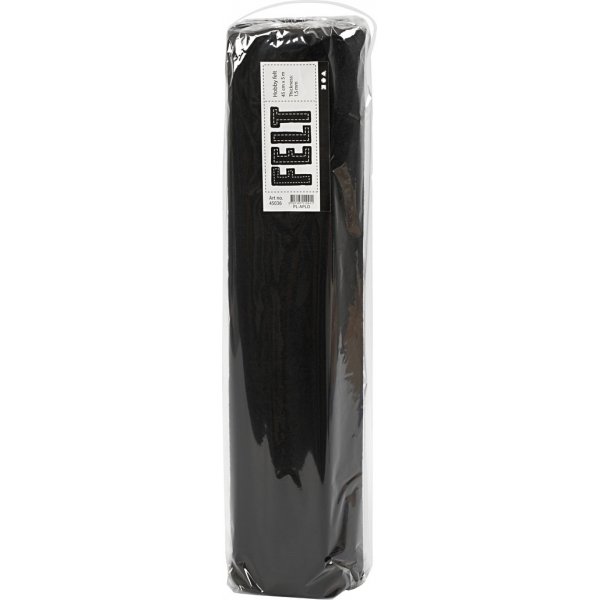 Hobbyfilz - Schwarz - 5 m Hobbyfilz - Schwarz - 5 m