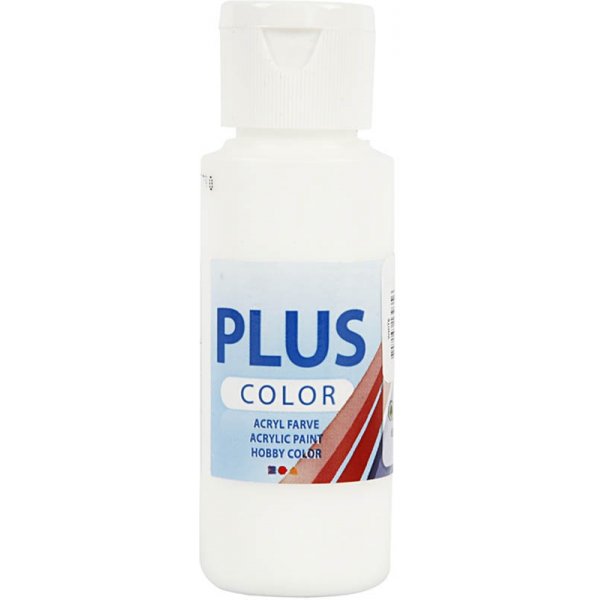 Plus Color Hobbyfarbe - Weiß - 60 ml Plus Color Hobbyfarbe - Weiß - 60 ml