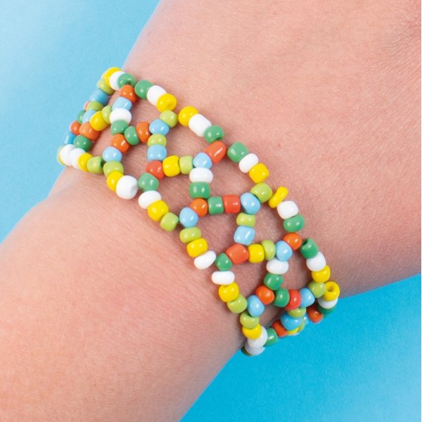 Kongoperlen aus Glas - 4 mm - 500 g Kongoperlen aus Glas - 4 mm - 500 g