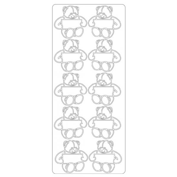 Peel-offs - Teddybären Peel-offs - Teddybären