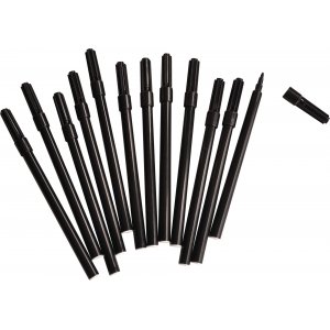 Fasermaler 12 schwarz schmal Fasermaler 12 schwarz schmal