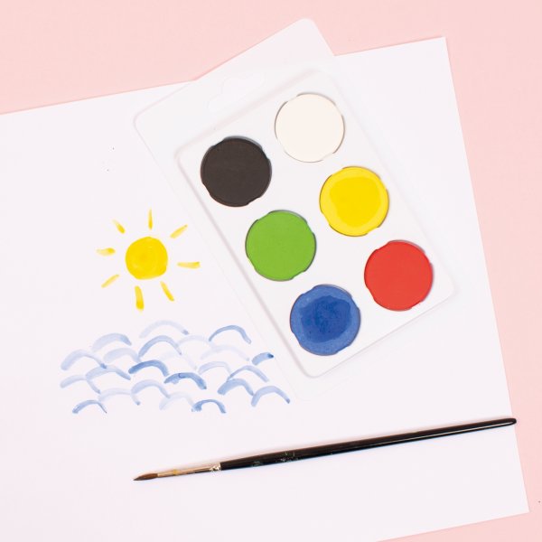 Farbpalette für ø 30 mm - 6-fach - 10 Stk Farbpalette für ø 30 mm - 6-fach - 10 Stk