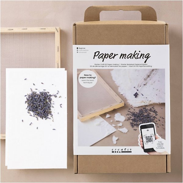 Beginnen Sie mit dem DIY-Kit zur Papierherstellung Beginnen Sie mit dem DIY-Kit zur Papierherstellung