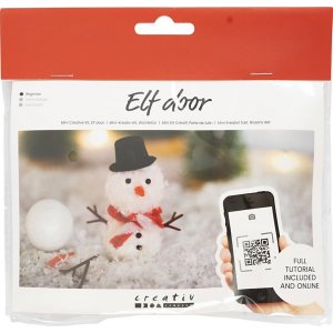 Mini-DIY-Kit Weihnachtsmanntür - Schneemann Mini-DIY-Kit Weihnachtsmanntür - Schneemann