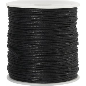 Baumwollschnur - Schwarz - 100 m - Ø1 mm Baumwollschnur - Schwarz - 100 m - Ø1 mm