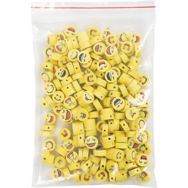 Figurenperlen - Smiley - 200 Stk Figurenperlen - Smiley - 200 Stk
