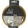 Aluminiumdraht - 2 mm - Gold - 10 m