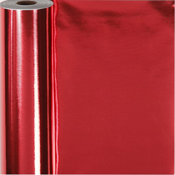 Geschenkpapier - Metallic-Rot - 100 m Geschenkpapier - Metallic-Rot - 100 m