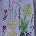 Kundenbild Aquarellblock, geklebt, rauer Hain, Bögen, 300 g - A3