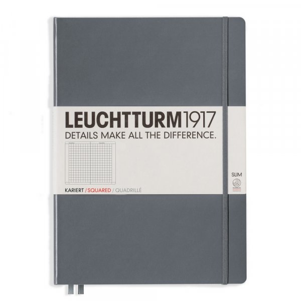 Notizbuch A4+ Slim Hard - Kariert
