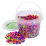 Kleine Kongoperlen transparent - 450 g Kleine Kongoperlen transparent - 450 g