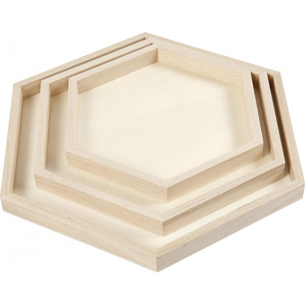 Unterlegscheiben - Sechskant - 3 Stk