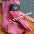 Kundenbild Black Sheep Freja Garn 50g - Cerise (43)