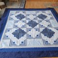 Kundenbild Baumwollstoff / Bahnenstoff / Unistoff - Farbcode: 186 - Hellblau - 150 cm
