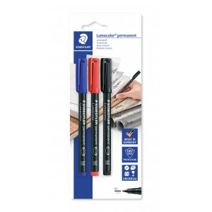 OH Pen Lumocolor Permanent 1 mm - 3 Stifte OH Pen Lumocolor Permanent 1 mm - 3 Stifte