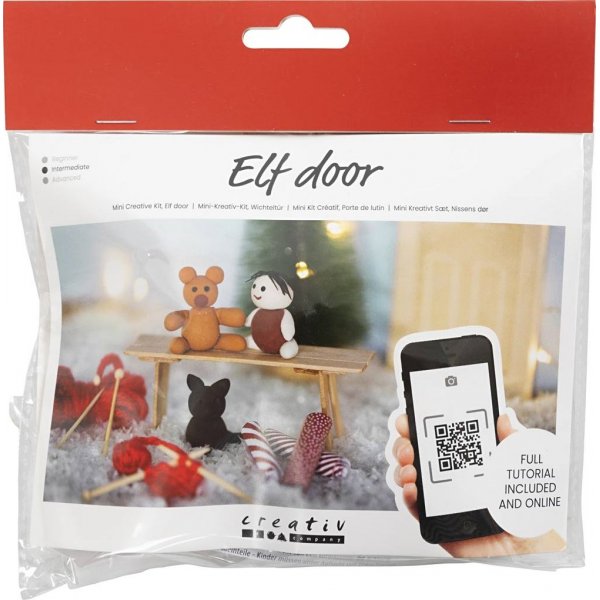 Mini-DIY-Kit Santa\\\'s Door - Weihnachtsgeschenke