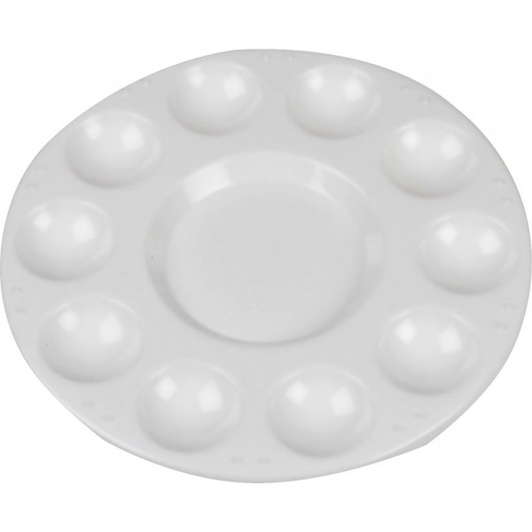 Palette - weiß - Ø17 cm - 10 Stk Palette - weiß - Ø17 cm - 10 Stk