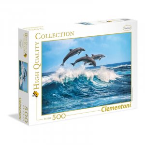 Puzzle HQ Kollektion, 500 Teile - Delfine Puzzle HQ Kollektion, 500 Teile - Delfine