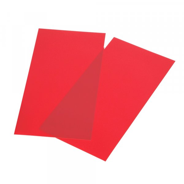 Color-Dekor Farbfolie 180 C 100 x 200 mm - rot 2 Stk
