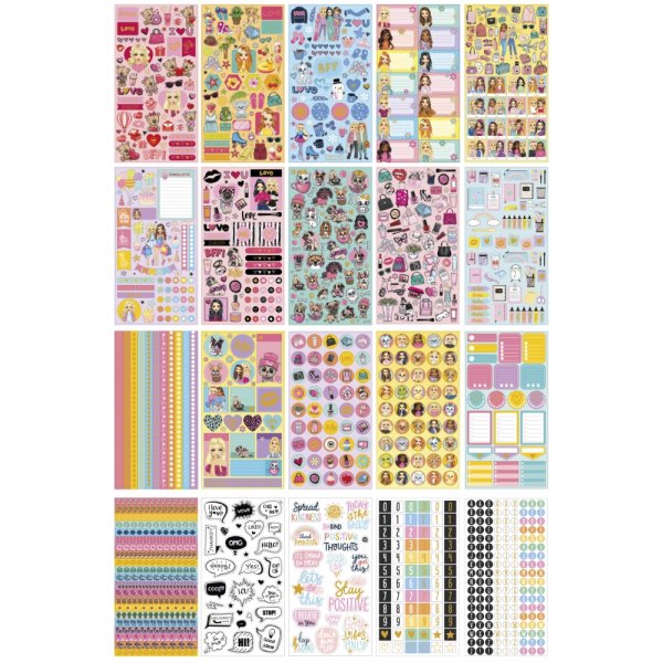 Luxuriöses Stickerbuch Luxuriöses Stickerbuch