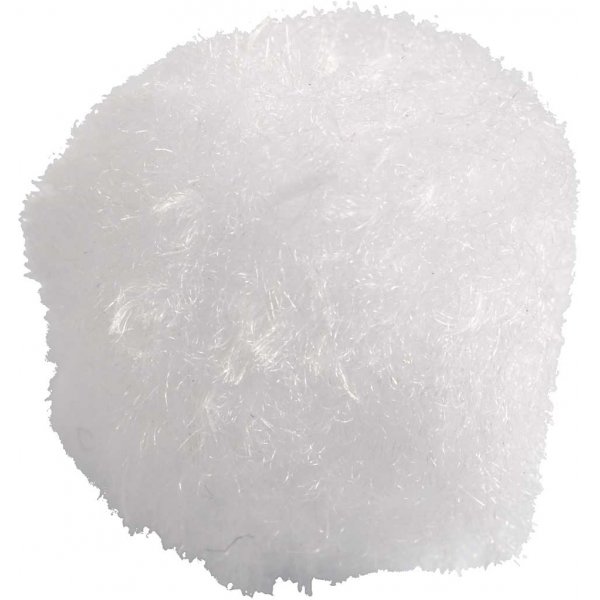 Pompons - weiß - 100 Stk Pompons - weiß - 100 Stk