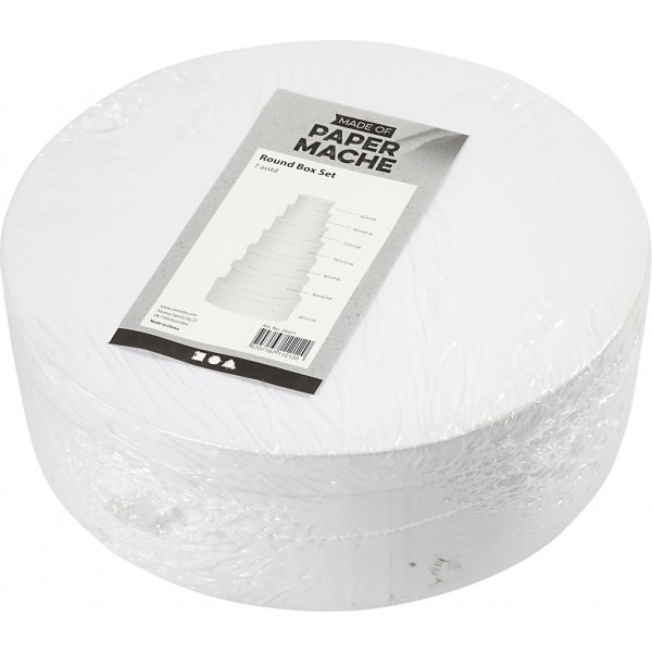 7-in-1-Rundboxen - weiß 7-in-1-Rundboxen - weiß