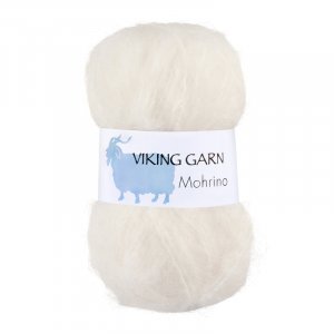 Wikingergarn Mohrino 50g - Naturweiß (502) Wikingergarn Mohrino 50g - Naturweiß (502)