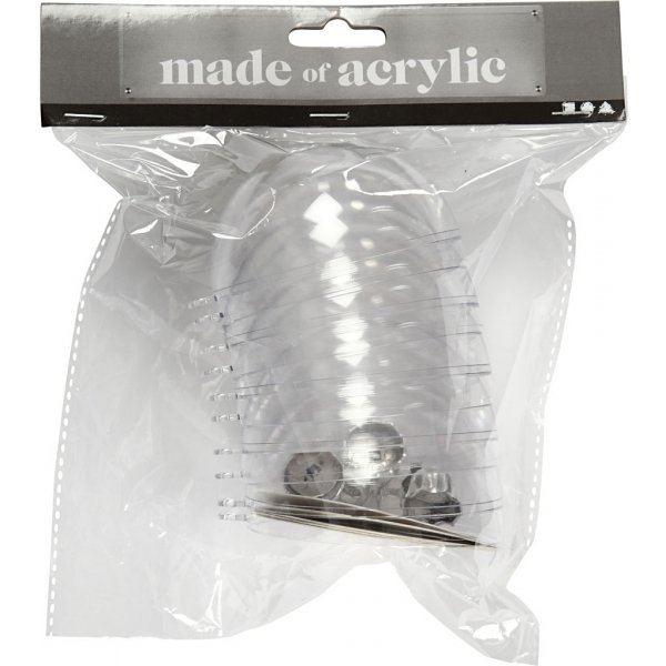 Dekokugel - transparent - Ø8 cm - 5 Stk Dekokugel - transparent - Ø8 cm - 5 Stk